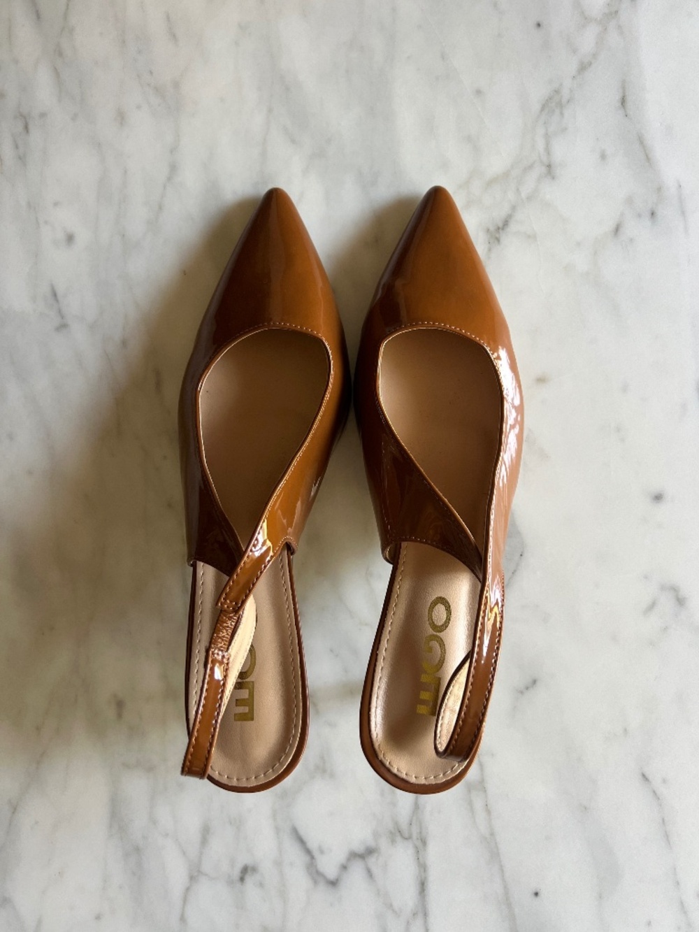 Ego size 9 light brown kitten heels